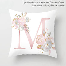 Load image into Gallery viewer, Frigg Pink Letter Decorative Cushion Cover Wedding Party Decoration Wedding Decorative Pillow Party Supplies Wedding Ornaments
