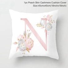 Load image into Gallery viewer, Frigg Pink Letter Decorative Cushion Cover Wedding Party Decoration Wedding Decorative Pillow Party Supplies Wedding Ornaments
