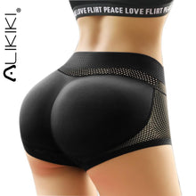 Load image into Gallery viewer, Women Sponge Padded Push Up Panties Butt Lifter Fake Ass Briefs Butt Hip Enhancer Seamless Control Panties Buttocks Lingerie
