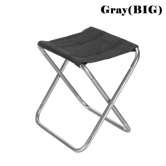 Portable Moon Chair Lightweight Chair Folding Extended Seat Aluminium Alloy Ultralight Detachable Office Home Camping Fishing