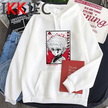 Load image into Gallery viewer, HXH Hunter X Hunter Hisoka Kurapika Hoodies Men Killua Zoldyck Devil Eye Sweatshirts Anime Hip Hop Hoody Streetwear Tops Male
