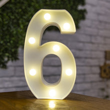 Load image into Gallery viewer, Decorative Letters Alphabet Letter LED Lights Luminous Number Lamp Decoration Battery Night Light Party Baby Bedroom Decoration
