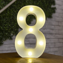 Load image into Gallery viewer, Decorative Letters Alphabet Letter LED Lights Luminous Number Lamp Decoration Battery Night Light Party Baby Bedroom Decoration
