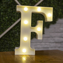 Load image into Gallery viewer, Decorative Letters Alphabet Letter LED Lights Luminous Number Lamp Decoration Battery Night Light Party Baby Bedroom Decoration
