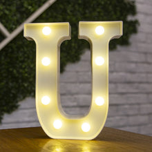 Load image into Gallery viewer, Decorative Letters Alphabet Letter LED Lights Luminous Number Lamp Decoration Battery Night Light Party Baby Bedroom Decoration
