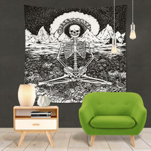 Load image into Gallery viewer, Yoga Buddha Indian Mandala Tapestry Wall Hanging Boho Decor Macrame Hippie Witchcraft
