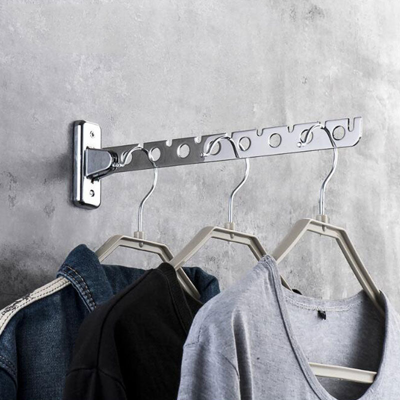 Clothes rack  Clothes Hangers Wall Mounted Hanger Stainless Steel Indoor Space Saving  Clothes Hangers for clothes