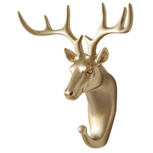 Load image into Gallery viewer, Wall Hanging Hook Deer Antlers Wall Coat Rack For Clothes Self Adhesive Display Racks Key Hanger Wall Storage Horns Hangers
