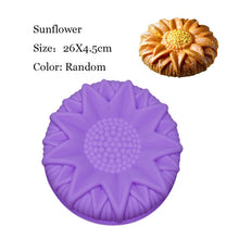 Load image into Gallery viewer, Silicone Cake Molds Flower Crown Shape  Baking  mold kitchen Tool 3D Bread Pastry Mold Pizza Pan DIY Birthday Wedding Party
