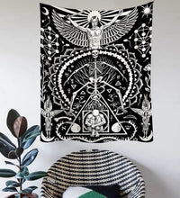 Load image into Gallery viewer, Yoga Buddha Indian Mandala Tapestry Wall Hanging Boho Decor Macrame Hippie Witchcraft
