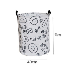 Load image into Gallery viewer, Canvas Waterproof Laundry Organizer Basket Large Capacity Laundry Hamper Dirty Clothes Storage Bag Toy Home Storage Bin 1pc
