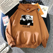 Load image into Gallery viewer, jujutsu kaisen Comics Gojou Satoru Print Hoodies Japan Harajuku style Clothing Winter Casual Hoody Fashion Cartoons Streetwear
