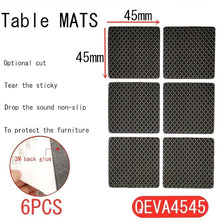 Load image into Gallery viewer, Black Self Adhesive Furniture Leg Rug Anti Scratch Floor Protectors Chair Table Foot Covers Anti Slip Furniture Chair Leg Caps
