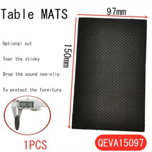 Load image into Gallery viewer, Black Self Adhesive Furniture Leg Rug Anti Scratch Floor Protectors Chair Table Foot Covers Anti Slip Furniture Chair Leg Caps
