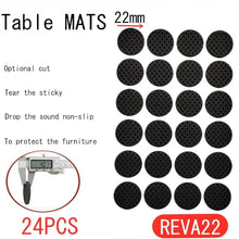 Load image into Gallery viewer, Black Self Adhesive Furniture Leg Rug Anti Scratch Floor Protectors Chair Table Foot Covers Anti Slip Furniture Chair Leg Caps
