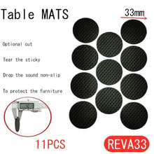 Load image into Gallery viewer, Black Self Adhesive Furniture Leg Rug Anti Scratch Floor Protectors Chair Table Foot Covers Anti Slip Furniture Chair Leg Caps
