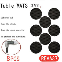 Load image into Gallery viewer, Black Self Adhesive Furniture Leg Rug Anti Scratch Floor Protectors Chair Table Foot Covers Anti Slip Furniture Chair Leg Caps
