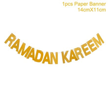 Load image into Gallery viewer, Balloons Decor Ramadan And Eid Decorations Eid Bjd Eid Mubarak Decor MUBARAK Paper Banner RAMADAN MUBARAK Muslim Ramadan Decor
