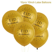 Load image into Gallery viewer, Balloons Decor Ramadan And Eid Decorations Eid Bjd Eid Mubarak Decor MUBARAK Paper Banner RAMADAN MUBARAK Muslim Ramadan Decor
