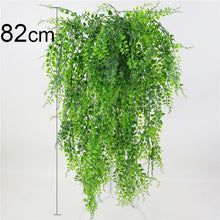 Load image into Gallery viewer, Artificial Plant Vines Wall Hanging Rattan Leaves Branches Outdoor Garden Home Decoration Plastic Fake Silk Leaf Green Plant Ivy
