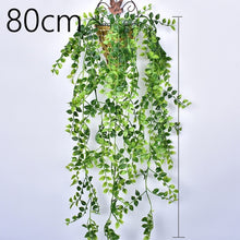 Load image into Gallery viewer, Artificial Plant Vines Wall Hanging Rattan Leaves Branches Outdoor Garden Home Decoration Plastic Fake Silk Leaf Green Plant Ivy
