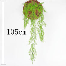 Load image into Gallery viewer, Artificial Plant Vines Wall Hanging Rattan Leaves Branches Outdoor Garden Home Decoration Plastic Fake Silk Leaf Green Plant Ivy
