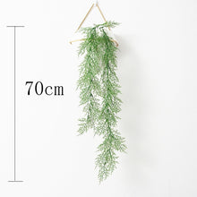 Load image into Gallery viewer, Artificial Plant Vines Wall Hanging Rattan Leaves Branches Outdoor Garden Home Decoration Plastic Fake Silk Leaf Green Plant Ivy
