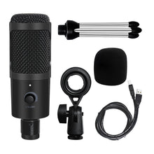 Load image into Gallery viewer, USB Microphone Professional Condenser Microphones For PC Computer Laptop Recording Studio Singing Gaming Streaming Mikrofon
