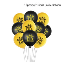 Load image into Gallery viewer, Balloons Decor Ramadan And Eid Decorations Eid Bjd Eid Mubarak Decor MUBARAK Paper Banner RAMADAN MUBARAK Muslim Ramadan Decor
