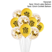 Load image into Gallery viewer, Balloons Decor Ramadan And Eid Decorations Eid Bjd Eid Mubarak Decor MUBARAK Paper Banner RAMADAN MUBARAK Muslim Ramadan Decor
