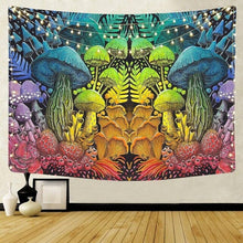 Load image into Gallery viewer, Nordic psychedelic hanging fabric background wall covering home decoration wall blanket tapestry bedroom wall hanging 95*73cm
