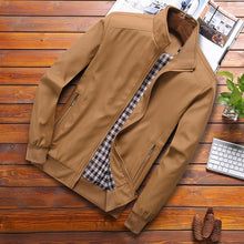 Load image into Gallery viewer, 2021 Spring Autumn Casual Solid Fashion Slim Bomber Jacket Men Overcoat New Arrival Baseball Jackets Men&#39;s Jacket M-6XL Top
