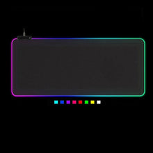 Load image into Gallery viewer, LED Light Gaming Mouse Pad RGB Large Keyboard Cover Non-Slip Rubber Base Computer Carpet Desk Mat PC Game Mouse Pad
