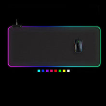 Load image into Gallery viewer, LED Light Gaming Mouse Pad RGB Large Keyboard Cover Non-Slip Rubber Base Computer Carpet Desk Mat PC Game Mouse Pad
