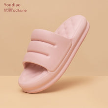 Load image into Gallery viewer, Youdiao Mute EVA Sofa Slides Women Thick Sole Soft Indoor Slippers Women Anti-slip Sandals Men Summer Platform Women Shoes Bath
