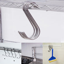 Load image into Gallery viewer, S-Shaped Hooks Bathroom Kitchen Single S Shape Stainless Steel Storage Hook For Wall And Door Organizer Accessories Organization
