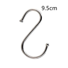 Load image into Gallery viewer, S-Shaped Hooks Bathroom Kitchen Single S Shape Stainless Steel Storage Hook For Wall And Door Organizer Accessories Organization
