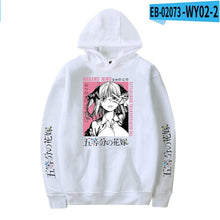 Load image into Gallery viewer, Hot Black Hooded Comic The Quintessential Quintuplets Hoodies Men Sweatshirts Women Autumn Hip Hop Hoodie Boys Girls Pullovers
