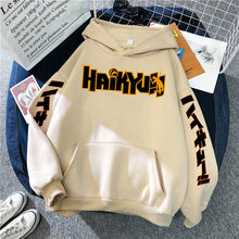 Load image into Gallery viewer, Japan Anime Haikyuu Anime Prints Hoodies Mens New Fashion Hoody Hip Hop Fleece Sweatshirts Crewneck Pullovers Cute Clothing Man
