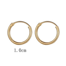 Load image into Gallery viewer, 2020 New Vintage Rose Gold Multiple Dangle Small Circle Hoop Earrings for Women серьги Jewelry Steampunk Ear Clip Gift
