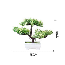 Load image into Gallery viewer, Artificial Plants Pine Bonsai Small Tree Pot Plants Fake Flowers Potted Ornaments For Home Decoration Hotel Garden Decor
