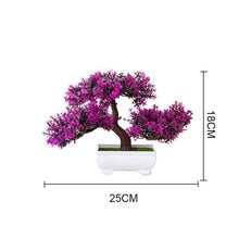 Load image into Gallery viewer, Artificial Plants Pine Bonsai Small Tree Pot Plants Fake Flowers Potted Ornaments For Home Decoration Hotel Garden Decor
