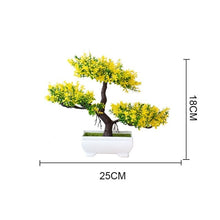 Load image into Gallery viewer, Artificial Plants Pine Bonsai Small Tree Pot Plants Fake Flowers Potted Ornaments For Home Decoration Hotel Garden Decor
