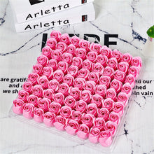 Load image into Gallery viewer, New 81pcs/1Box Wedding Decoration Rose Soap Flower Head Three-layer Without Base Simulation Rose Eternal Flower Rose 2020
