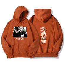 Load image into Gallery viewer, jujutsu kaisen Comics Gojou Satoru Print Hoodies Japan Harajuku style Clothing Winter Casual Hoody Fashion Cartoons Streetwear
