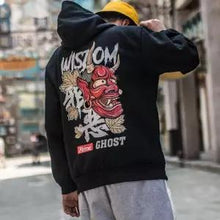 Load image into Gallery viewer, Fashion Boys Cool Men Hip Hop Hoodies Japanese Casual Sweatshirts Streetwear Men Women Loose Pullover Harajuku Devil Hoodie Male
