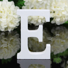 Load image into Gallery viewer, White Wood Letter Alphabet DIY Personalised Name Design Art Crafts Free Standing Xmas Birthday Wedding Party Home Decoration
