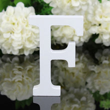 Load image into Gallery viewer, White Wood Letter Alphabet DIY Personalised Name Design Art Crafts Free Standing Xmas Birthday Wedding Party Home Decoration
