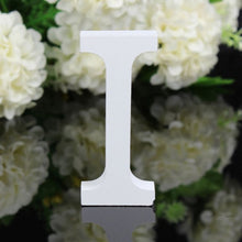 Load image into Gallery viewer, White Wood Letter Alphabet DIY Personalised Name Design Art Crafts Free Standing Xmas Birthday Wedding Party Home Decoration
