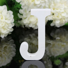 Load image into Gallery viewer, White Wood Letter Alphabet DIY Personalised Name Design Art Crafts Free Standing Xmas Birthday Wedding Party Home Decoration
